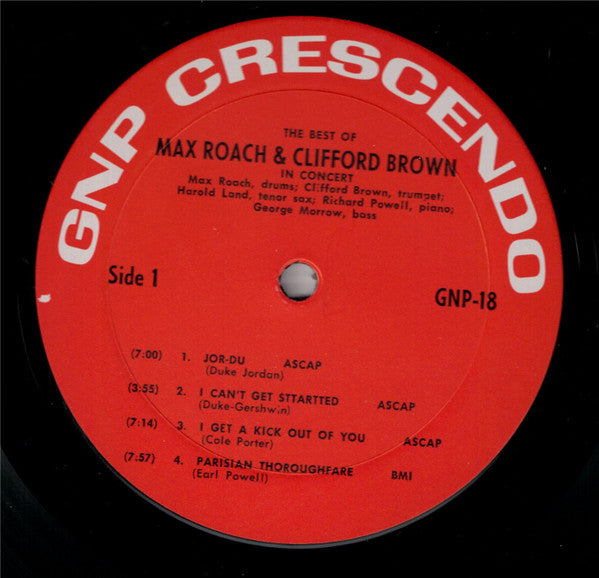 The Best Of Max Roach And Clifford Brown In Concert