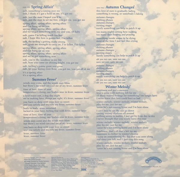 Four Seasons Of Love