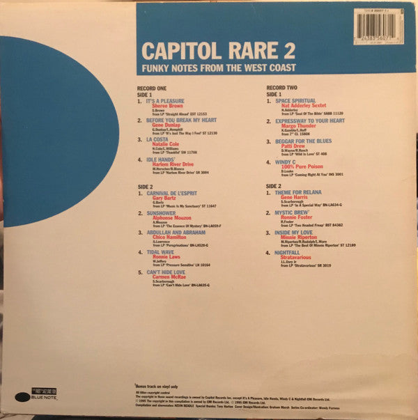 Master Release: Capitol Rare Vol. 2 (Funky Notes From The West Coast) by Various