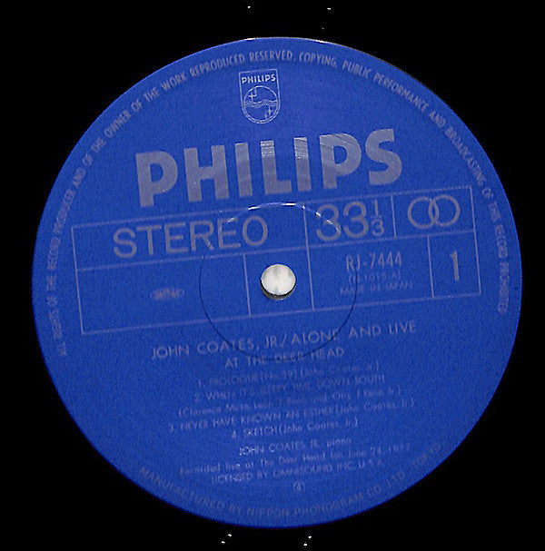 Alone And Live At The Deer Head