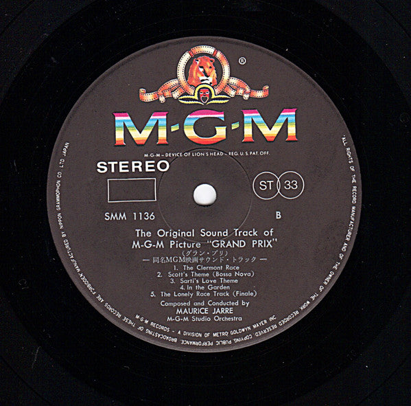 グラン・プリ = Grand Prix (The Original Sound Track Album)