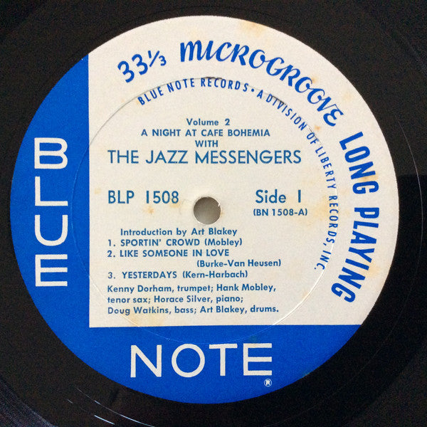 Release: At The Cafe Bohemia Volume 2-Vinyl-US-1966-BLP 1508-4128197