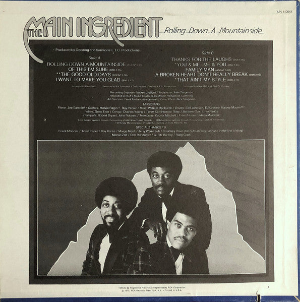 Release: Rolling Down A Mountainside-Vinyl-US-1975-APL1-0644, APL1-0644-8841384