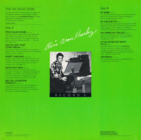 Elvis Aron Presley (1955-1980 - 25 Anniversary)