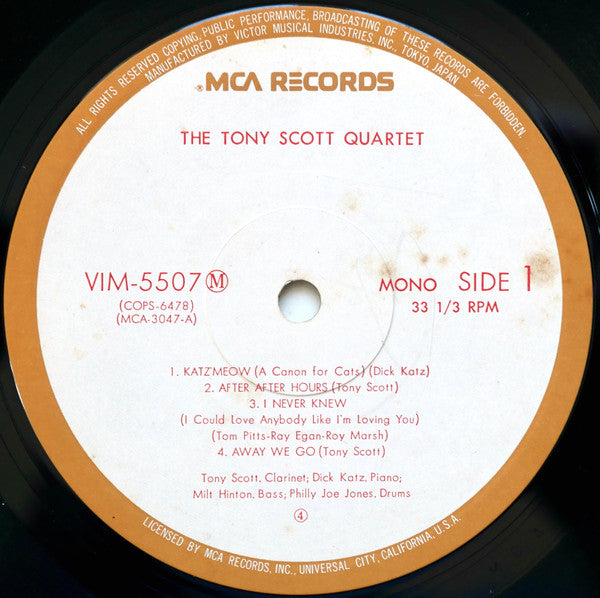 Tony Scott Quartet