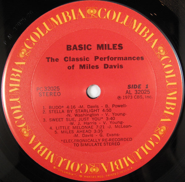 Basic Miles - The Classic Performances Of Miles Davis