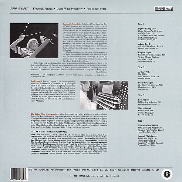 Release: Pomp & Pipes!-Vinyl-US-1994-RR-58-6518760
