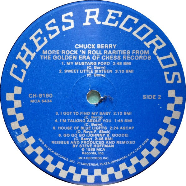 More Rock 'N' Roll Rarities From The Golden Era Of Chess Records