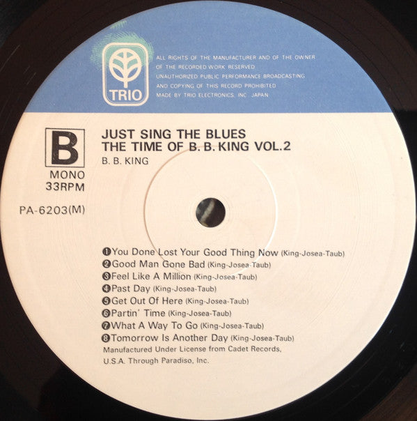 Just Sing The Blues - The Time Of B.B.King Vol.2