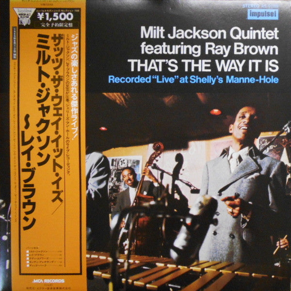 Master Release: That's The Way It Is by Milt Jackson Quintet