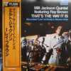 Milt Jackson Quintet - That's The Way It Is (Vinyl, LP, Album, Reissue) Near Mint (NM or M-) / Very Good Plus (VG+)