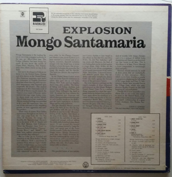 Master Release: Mongo Explodes by Mongo Santamaria