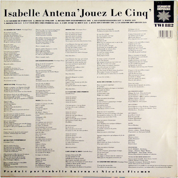 Release: Jouez Le Cinq-Vinyl-Benelux-1989-TWI 882-2010094