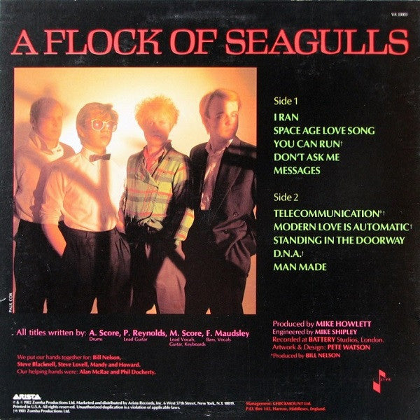 Release: A Flock Of Seagulls-Vinyl-US-1982-VA 33003, VA 33003-6163619