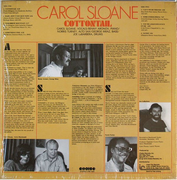 Release: Cottontail-Vinyl-US-1979-CRS 1025-5701381