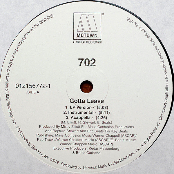 Release: Gotta Leave-Vinyl-US-2000-012156772-1-1786098