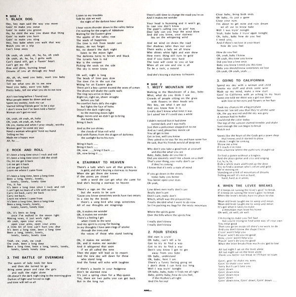 Led Zeppelin IV = レッド・ツェッペリン IV