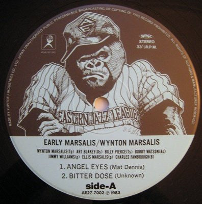 Release: Wynton Marsalis' First Recordings-Vinyl-Japan-1983-AE27-7002, AE27-7002-5910381