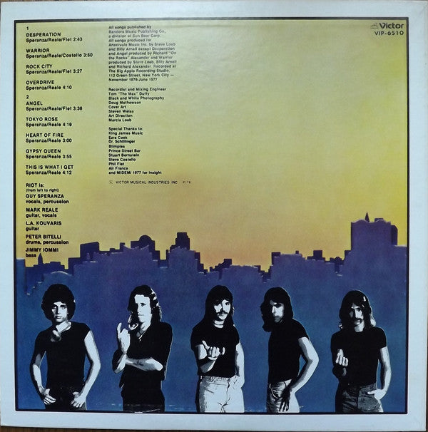 Release: Rock City-Vinyl-Japan-1978-VIP-6510-3027268