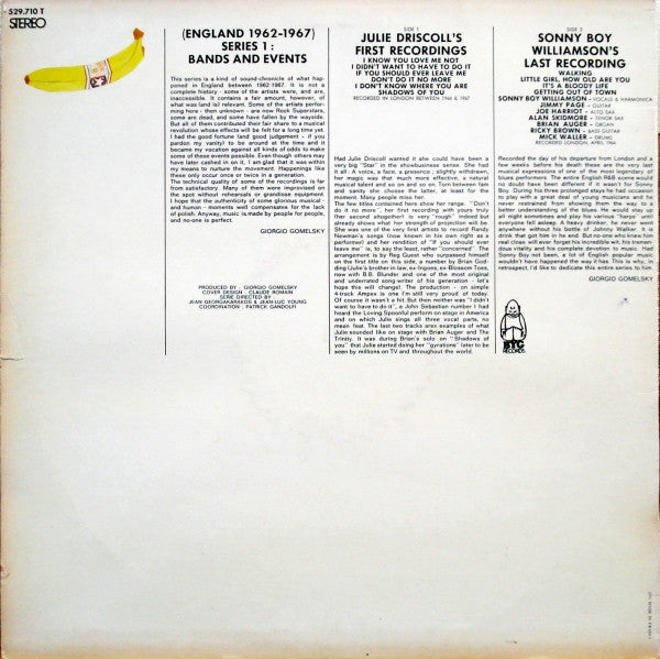 Rock Generation Volume 10 - Julie Driscoll's First Recordings And Sonny Boy Williamson's Last