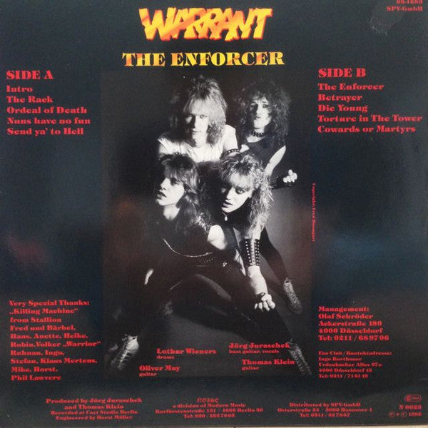 Master Release: The Enforcer by Warrant (3)