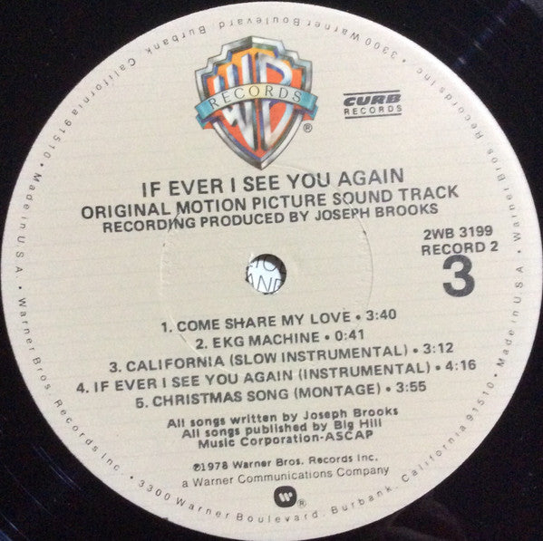 If Ever I See You Again (Original Motion Picture Soundtrack)