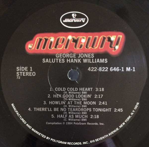 George Jones Salutes Hank Williams