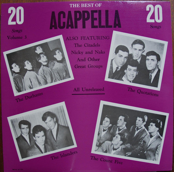 The Best Of Acappella Volume 3