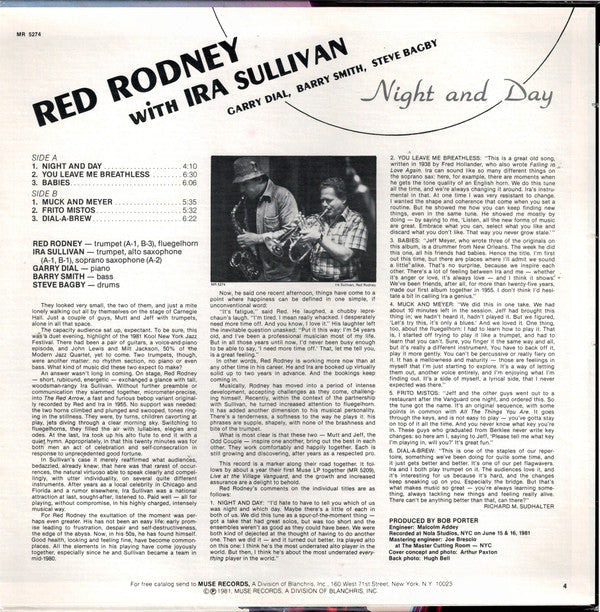 Master Release: Night And Day by Red Rodney