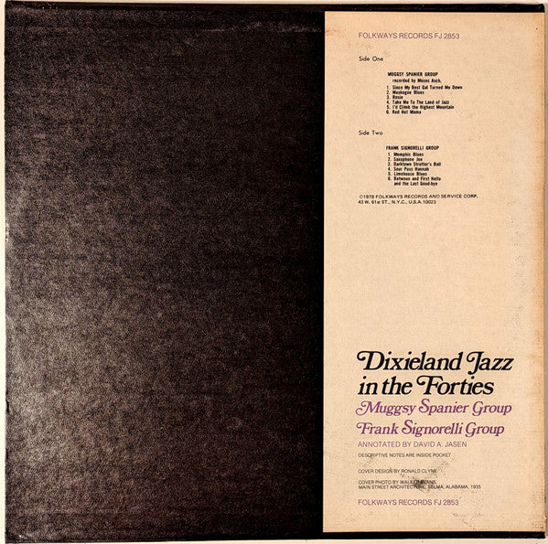 Dixieland Jazz In The Forties