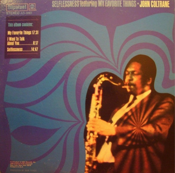 Selflessness Featuring My Favorite Things