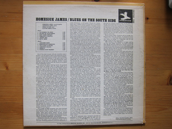 Release: Blues On The South Side-Vinyl-US-1972-PR 7388, PRT-7388-8883509