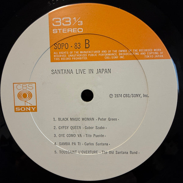 Santana Live In Japan