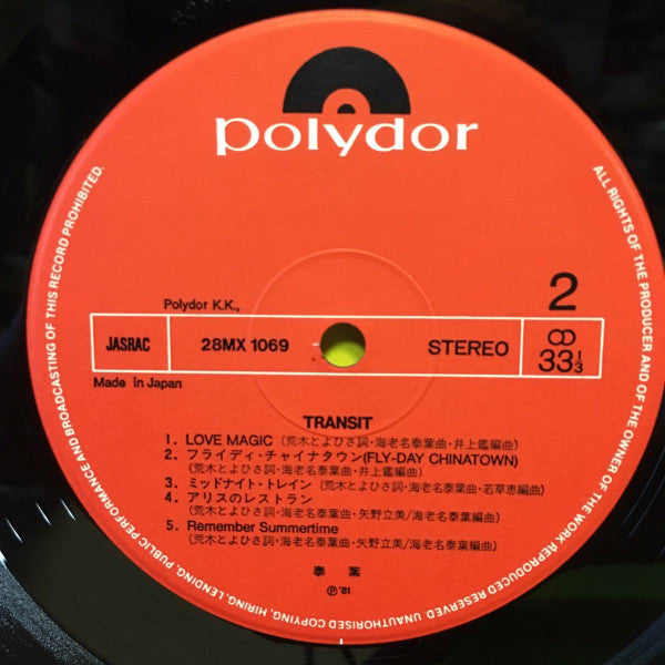 Transit = トランジット