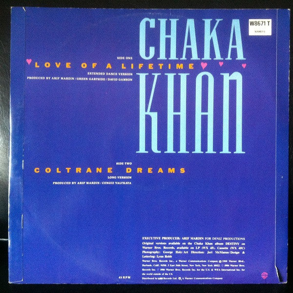Master Release: Love Of A Lifetime by Chaka Khan