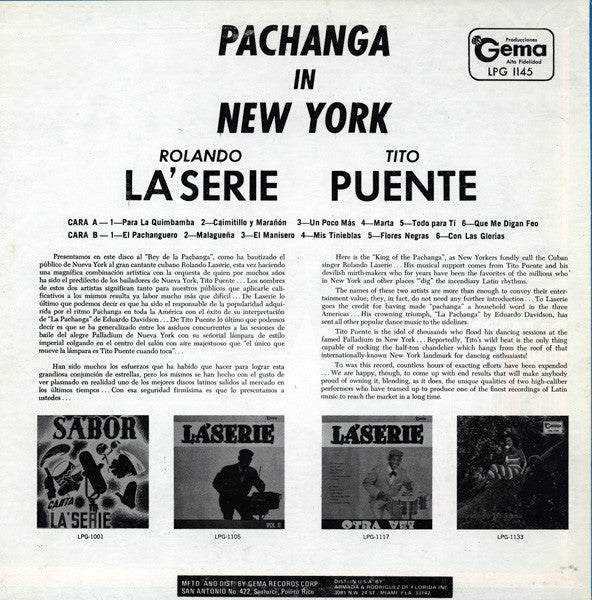Pachanga In New York