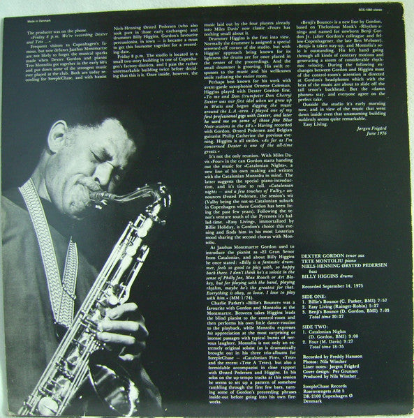 Master Release: Bouncin' With Dex by Dexter Gordon Quartet