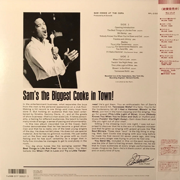 Master Release: Sam Cooke At The Copa by Sam Cooke