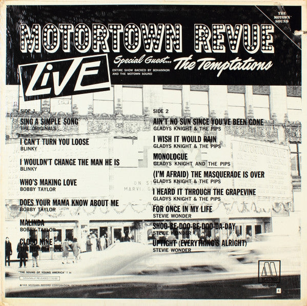 Master Release: Motortown Revue Live by Various