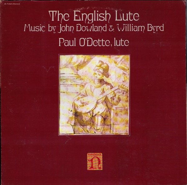 The English Lute, Music By John Dowland & William Byrd