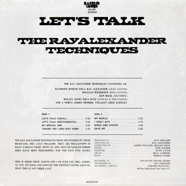 Master Release: Let's Talk by Ray Alexander Technique