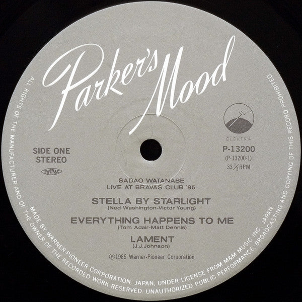 Parker's Mood - Sadao Watanabe Live At Bravas Club '85