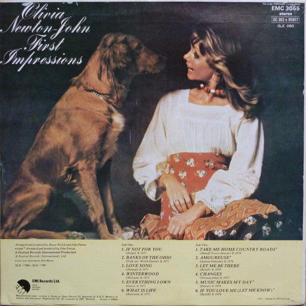 Release: First Impressions-Vinyl-South Korea-1974-EMC-3055, Ole-080-8327845