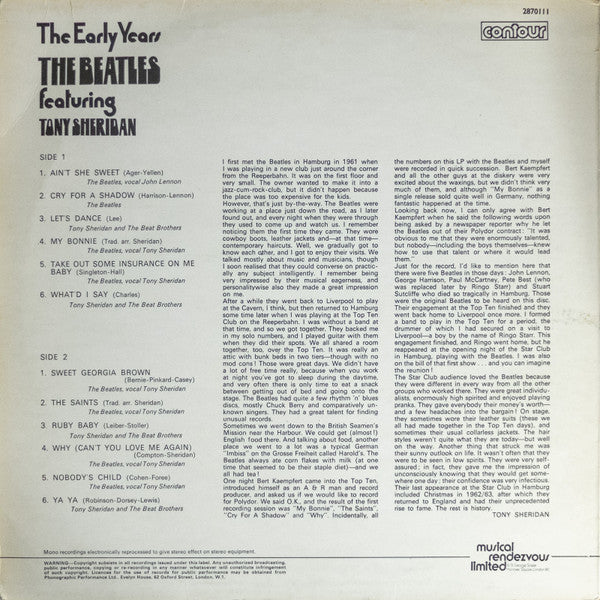 Release: The Beatles' First-Vinyl-UK-1971-2870111, 2870-111-3515483