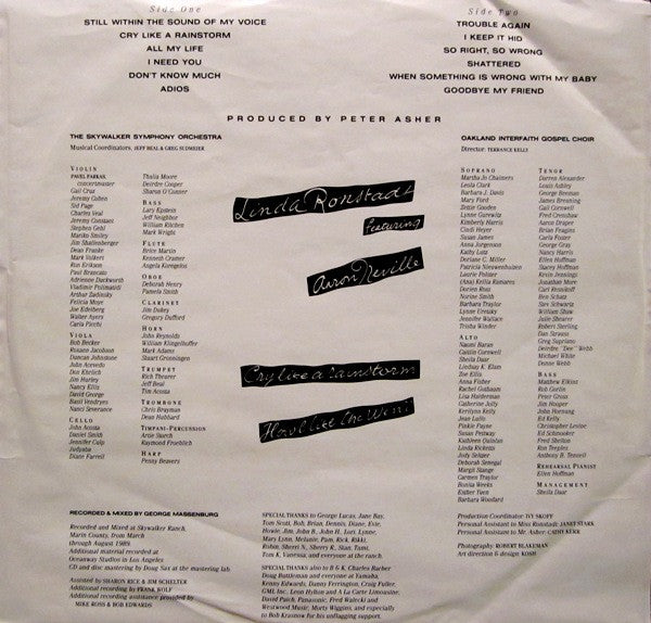 Cry Like A Rainstorm - Howl Like The Wind