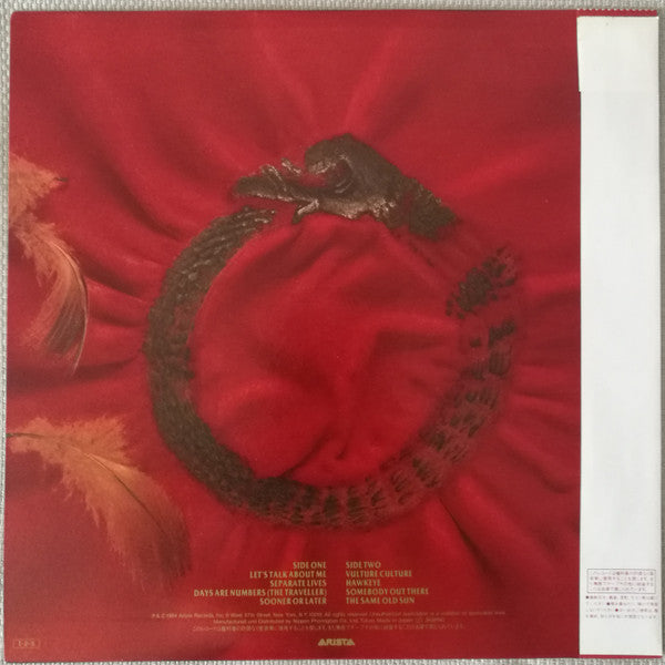 Release: Vulture Culture-Vinyl-Japan-1985-25RS-239, 406 577-2654592