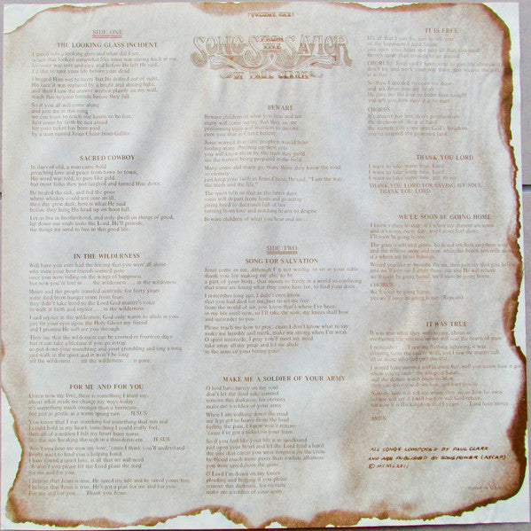 Songs From The Savior Volume One