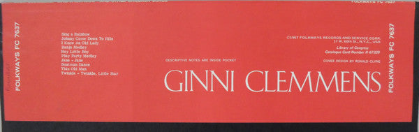 Release: Sing A Rainbow And Other Children's Songs-Vinyl-US-1965-FC 7637, FC7637-4018248