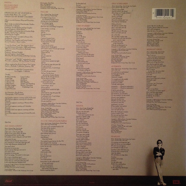 Release: Pages-Vinyl-US-1981-ST-12123-9614070
