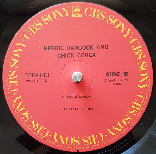 Herbie Hancock And Chick Corea